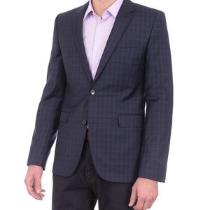 Hugo Boss Aeris Slim Plaid Blazer 36R EXCELLENT!!